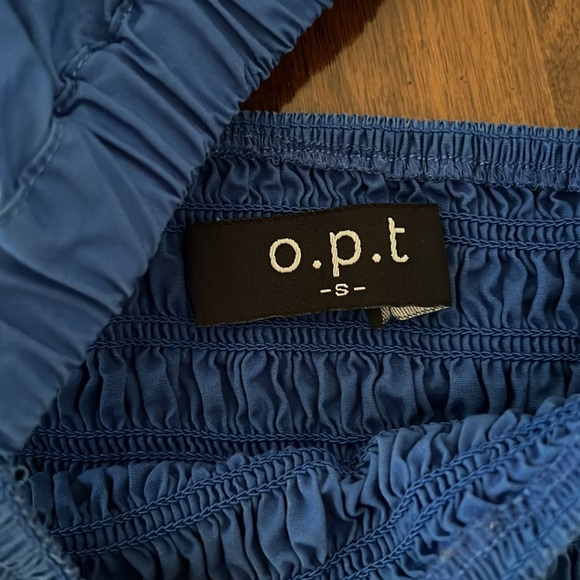 o.p.t Blue Ruffled Sleeve Maxi Dress - Picture 9 of 9